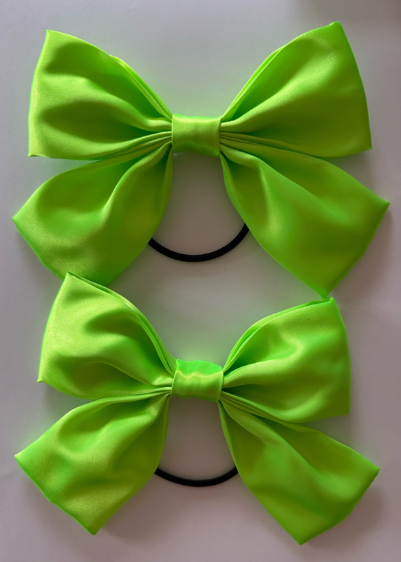 確認　たらりんヘアリボン ヘアゴ厶　533　和風 和柄 蝶 ファー　緑 確認 たらりんヘアリボン ヘアゴ厶 533 和風 和柄 蝶 ファー 緑