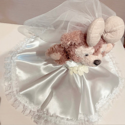 パペットサイズ　シェリーメイ 単品　ウエディング コスチューム 結婚式 衣装 ウェルカム 1枚目の画像