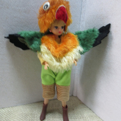 編みぐるみ♡ちっちゃ♡シリーズ ボタンインコちゃん （ルリコシ） 人形の着ぐるみ ルリコシボタンインコ ぬいぐるみ tara 通販 16512588