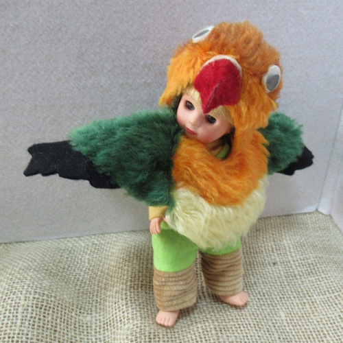 人形の着ぐるみ ルリコシボタンインコ ぬいぐるみ tara 通販
