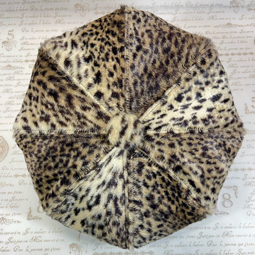 フェイクファーのキャスケット/ヒョウ柄 キャスケット h-ouka 通販
