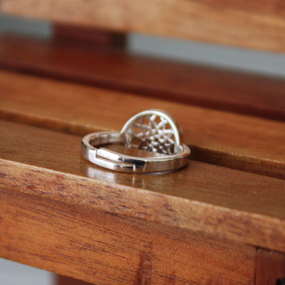 ドリームキャッチリング 夢をかなえる 願いを込めて 幸運 お守り 幸せを運ぶ A-175 2枚目の画像