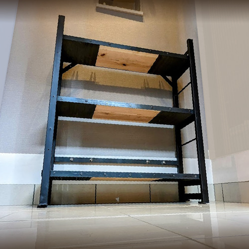 アイアンラック、アイアン家具、アイアン雑貨 アイアンシェルフ（M）アイアンラック アイアン家具 塊根植物 植物棚