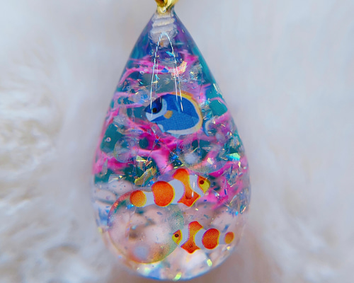 熱帯魚 キーホルダー レトロ ビンテージキーホルダー】ハワイの熱帯魚 昭和レトロ プレート