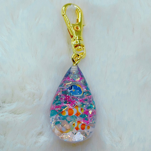 熱帯魚 海 アクアリウム キーホルダー キーホルダー ♡WANWAN