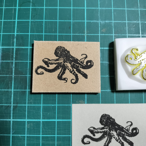 消しゴムハンコ☆タコ☆魚 はんこ・スタンプ MIKAX1108 通販