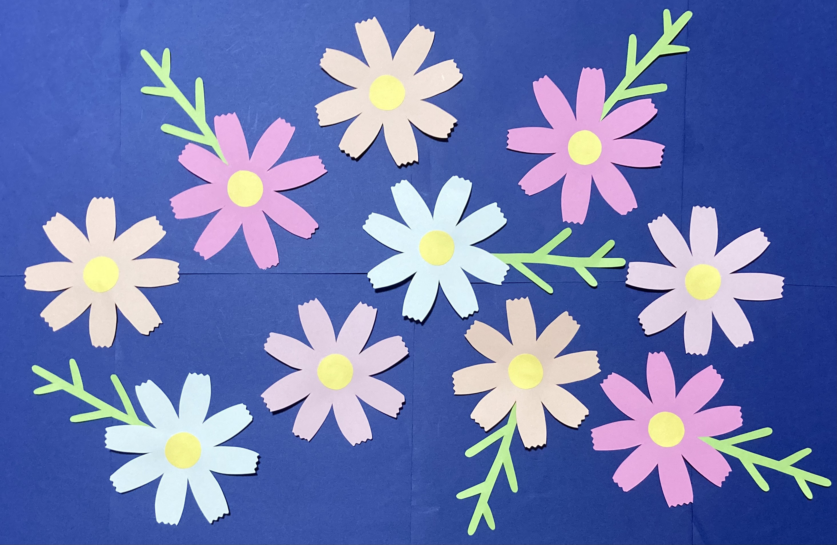 壁面飾り コスモスセット 型紙 LONDON 通販 16513476｜Creema