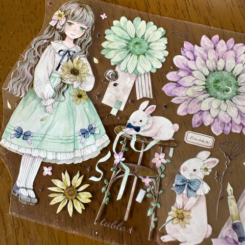 即購入不可❌ 浸月岛文创 森之花 海外マスキングテープ 切り売り 人物