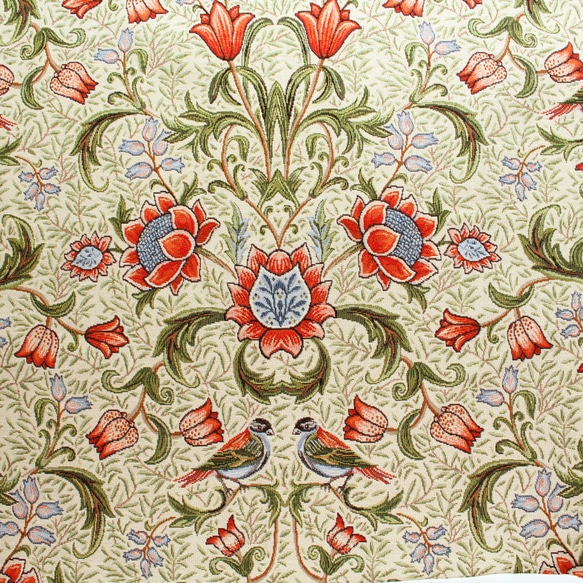 新柄入荷！オランダより！『ゴブラン生地 レッドブルーバード  