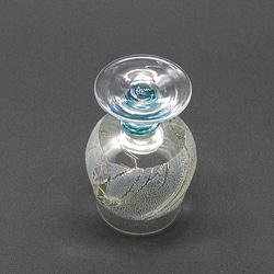 手作り【ゴブレット 緑】ワイン ロック ビアグラス Glass Studio Uka  yamanokami-117 5枚目の画像