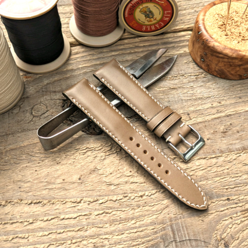 ワルピエ ブッテーロ イタリアンレザー ダスティグレー｜フルステッチ