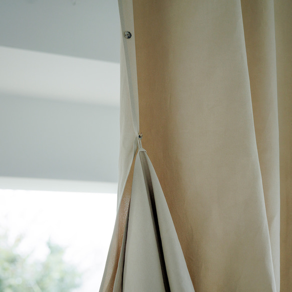 自然素材 ３か月で土に還る 和紙100％ 間仕切り 目隠し カーテン「kami 白茶薄地」ナチュラル シンプル 税込 自然素材 和紙100％ 白茶薄地 画像15参照