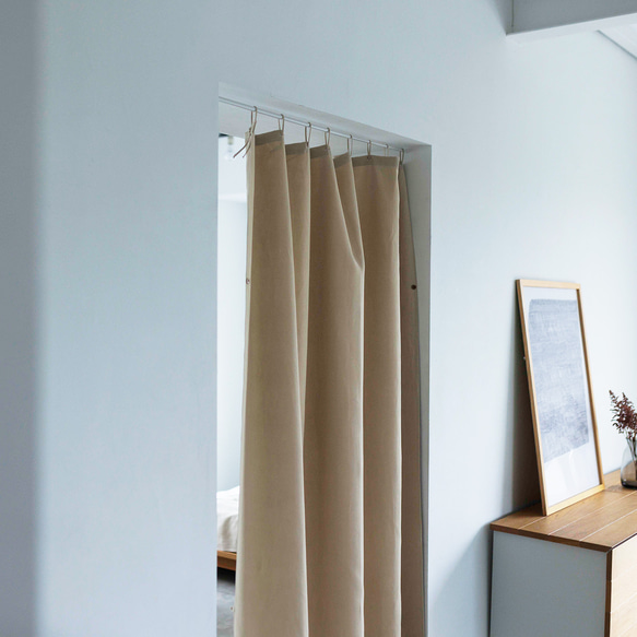 自然素材 3か月で土に還る 和紙100％ 間仕切り 目隠し「kami 白茶厚地