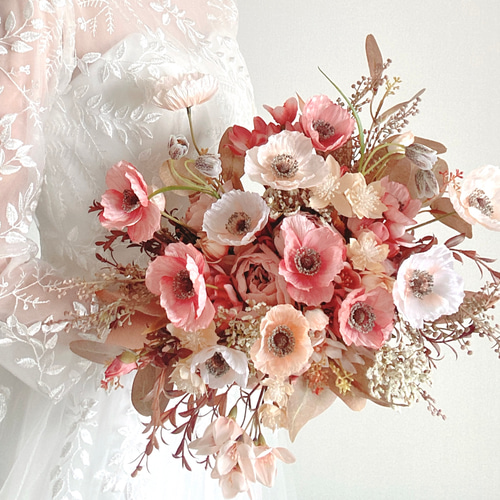 ハンドメイドアーティフィシャルフラワー ウェディングブーケリゾート