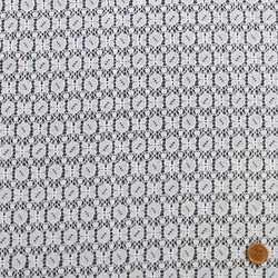 ラッセルレース生地　ベージュ　（約105ｃｍ×約50ｃｍ）　【ハンドメイドのための小さな布】　la794 1枚目の画像
