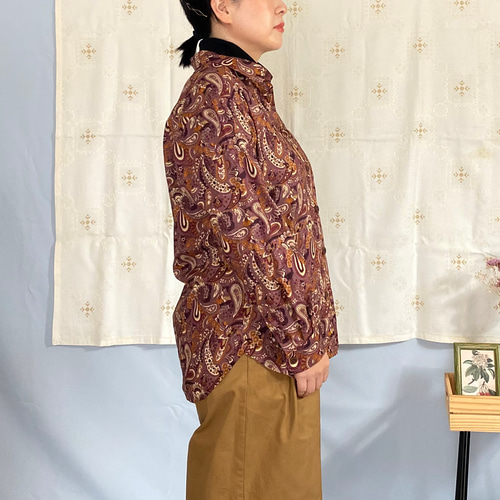 ワコマリア ペイズリー柄シャツ 佳き