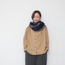 秋のお出かけセット 3 /  Cookshirts beige and  Frame stole 2枚目の画像