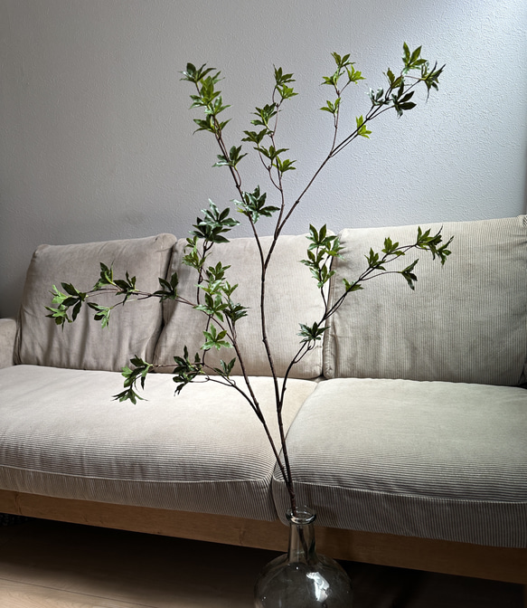 [送料込み] ドウダンツツジ　N9 フェイクグリーン　120cm  1本　人工観葉植物 1枚目の画像