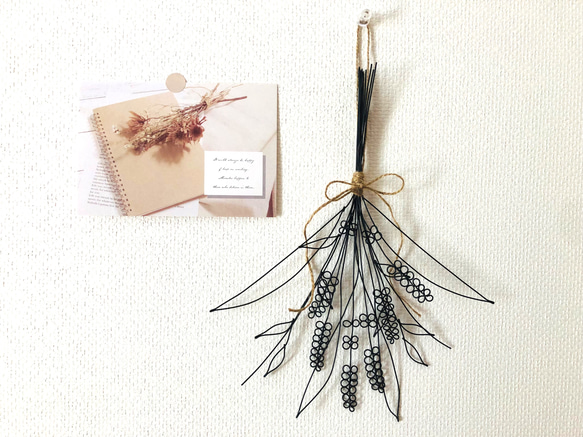 ドライフラワー スワッグ ガーランド リース ワイヤークラフト 北欧