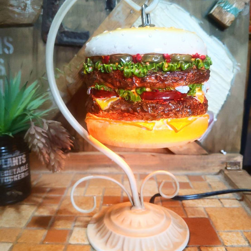 アメリカンダイナー ハンバーガー 電飾看板 バーガーズ ランプ