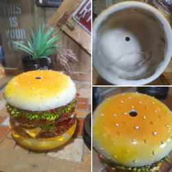 アメリカンダイナー  ハンバーガー 電飾看板  バーガーズ ランプ  BURGERS スタンドランプ  #キッチンカー 9枚目の画像