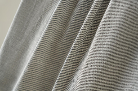 棉麻條紋手工隨機針褶襯衫 230913-1 第10張的照片