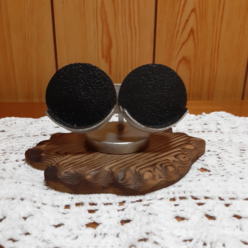 懐中時計スタンド角度可変式横蓋懐中時計ディスプレイスタンドブラック