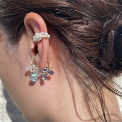 ｛イヤーカフ｝選べるカラー 14kgf/petit berries ear cuff(片耳）Sサイズ 14枚目の画像