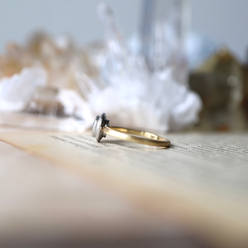 K18YG シルキーサファイア・ダイヤモンド 8号 daf831b2757b57933f99a41321fed9