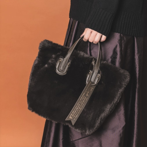 mu_lab ファッション muu muu ブラック ショルダーバッグ