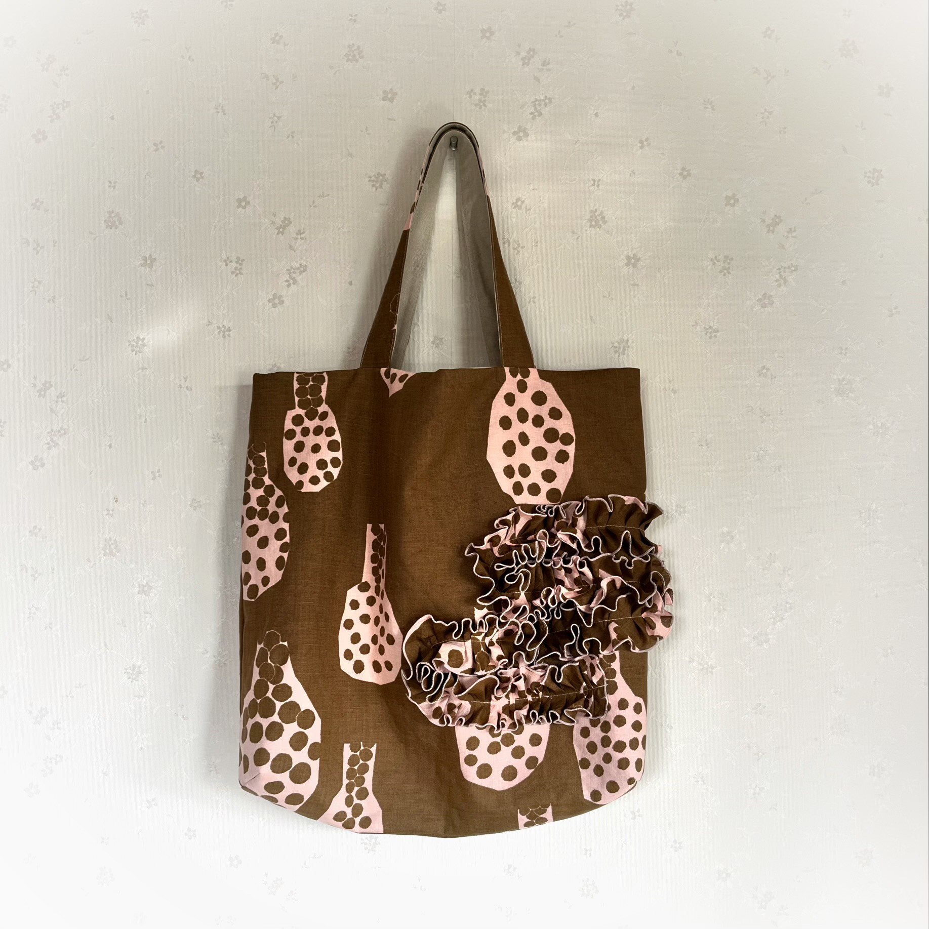 ハンドメイド トートバッグ ミナペルホネン タンバリン+