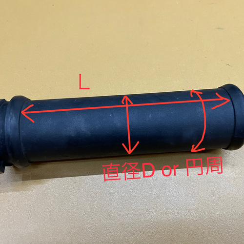 バイク用グリップカバー 色BL/TB【レザークラフト】 その他