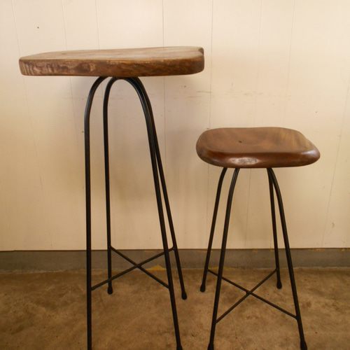 けやきアイアンテーブルイスセット12-18