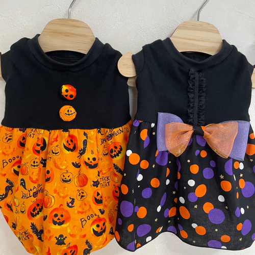 犬服　ハロウィン　バルーンワンピース 犬服ハロウィンバルーンワンピース