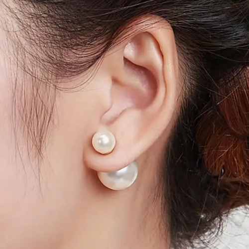 lilyサマ パールピアス 2個 lilyサマ パールピアス 2個