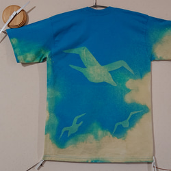 福袋  オーシャン カモメ  オープン記念〈Tシャツ･トートセット〉           ターコイズ/カモメ/海/空/雲 6枚目の画像