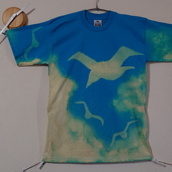 福袋  オーシャン カモメ  オープン記念〈Tシャツ･トートセット〉           ターコイズ/カモメ/海/空/雲 2枚目の画像