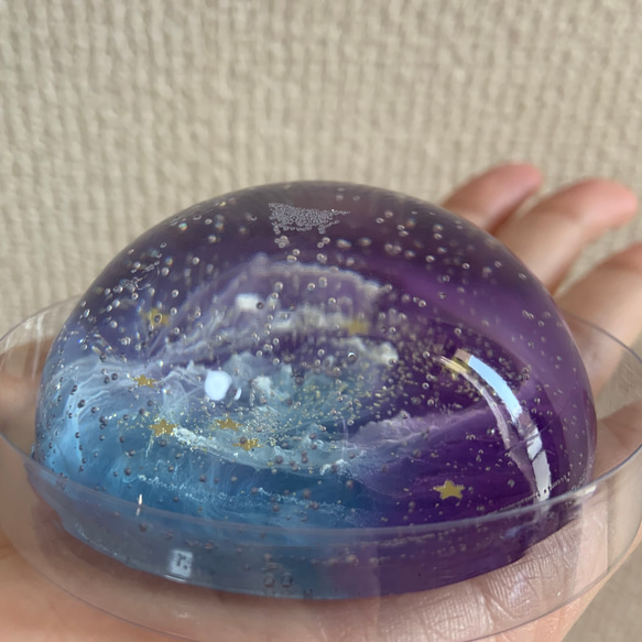 魔法の星空キャンドル ♡ 宇宙モチーフ 2枚目の画像