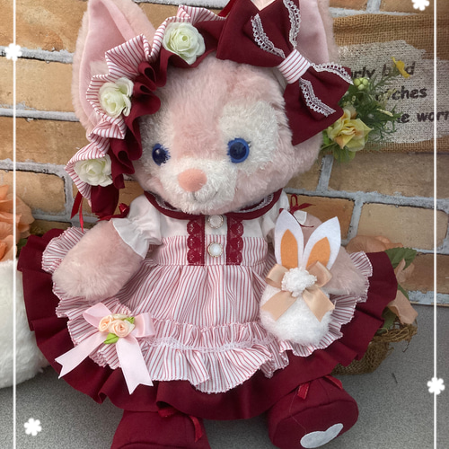 リーナベルSサイズ☆濃パープル紫花柄 和着物ドレス6点