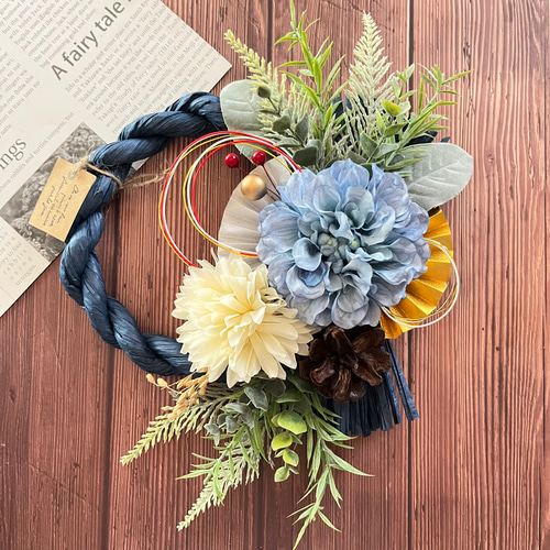 しめ縄リースお正月リースNo.7