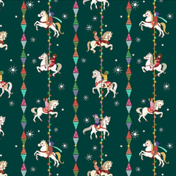 (S)クリスマスメリーゴーランド　Christmas Carousel Stripe by Belle &Boo 2枚目の画像