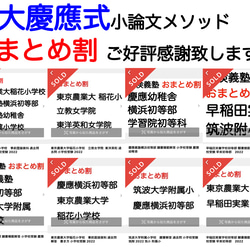 小学校受験　お受験　モンテッソーリ　願書　暁星小学校 過去問 願書 書き方 問題集 慶應義塾横浜初等部 慶應義塾幼稚舎 4枚目の画像