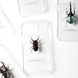 甲虫 標本風スマホケース【カブトムシ/クワガタ/ヘラクレスオオカブト】iPhone15〜 9枚目の画像