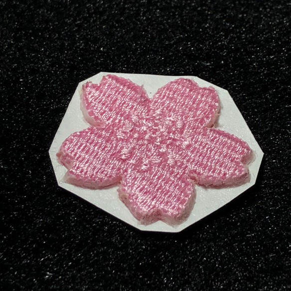 ★刺繍シール／ステッカー★　桜　２枚セット 2枚目の画像