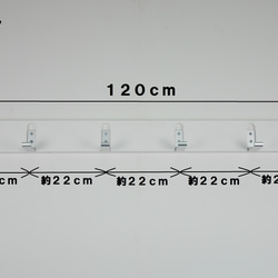 壁掛けフック　ホワイト　ウォールフック　壁を傷つけない　フック　賃貸　おしゃれ 壁に付けられる家具 壁掛け収納 7枚目の画像
