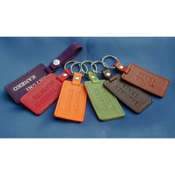 名入れオリジナルキーホルダー（リング付きタイプ）ネームタグ