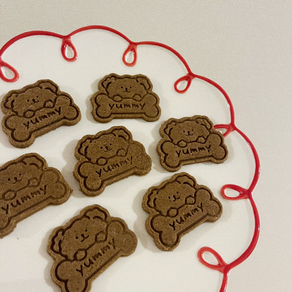 yummy 犬クッキーカッターセット / ワンクッキークッキー型 / ワンちゃん手作りおやつ型 3枚目の画像