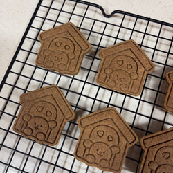 ハウス犬クッキーカッターセット / 動物キャラクタークッキースタンプ / 手作りおやつ枠 7枚目の画像