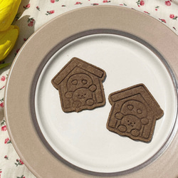 ハウス犬クッキーカッターセット / 動物キャラクタークッキースタンプ / 手作りおやつ枠 4枚目の画像
