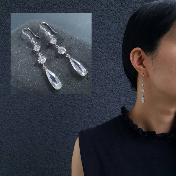 ana luisa ◆ 高品質のキュービックジルコニア＊ピアス ピアス レディース キュービックジルコニア H&C 金属アレルギー